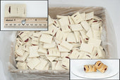 General Mills Pillsbury Cherry-Sugared Puff Pastry Dough - Strudel Bites, 0.8 Ounce -- 320 per case.