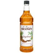 Monin Gingerbread Flavor Syrup Pet Plastic, 1 Liter -- 4 Case