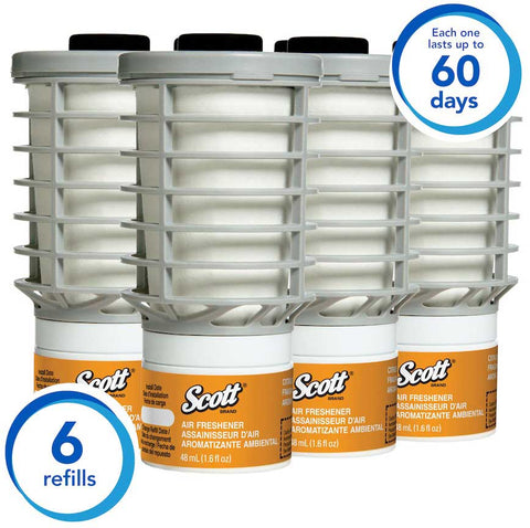 Scott Citrus Scent Essential Continuous Air Freshener Refill, 7.438 x 2.3 x 4.4 inch -- 6 per case
