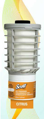 Scott Citrus Scent Essential Continuous Air Freshener Refill, 7.438 x 2.3 x 4.4 inch -- 6 per case