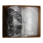 Sabert CONTAINER PLASTIC HINGED 3-COMPARTMENT BLACK/CLEAR 10X10