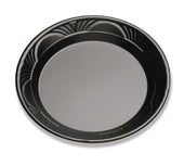 D and W Fine Pack Polystyrene Black Pearl Plate, 10.25 inch -- 500 per case.