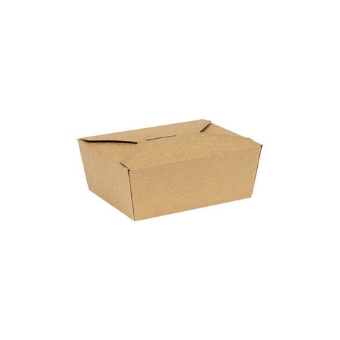 Inno Pak Number 8 Innobox Edge Brown Kraft Poly Coated Inside Paper Box, 29 Fluid Ounce Capacity -- 130 per case