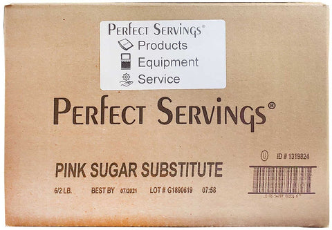 Perfect Servings Pink Sugar Substitute, 2 Pound -- 6 per case