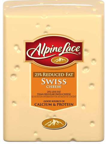 Alpine Lace Swiss Cheese, 7 Pound -- 2 per case