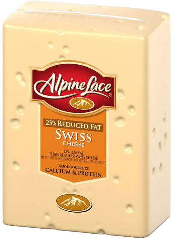 Alpine Lace Swiss Cheese, 7 Pound -- 2 per case