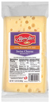 Land O Lakes Alpine Lace Readi-Pac Swiss Cheese Slice, 1.5 Pound -- 8 per case.