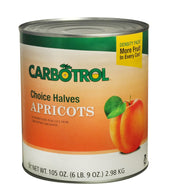 Carbotrol Apricot Sauce 1/2 6 Case 10 Can