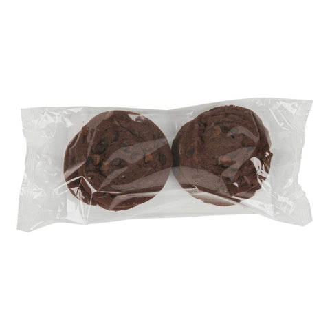 Otis Spunkmeyer Express Thaw N Serve Double Chocolate Chip Cookies, 2 Ounce -- 72 per case.