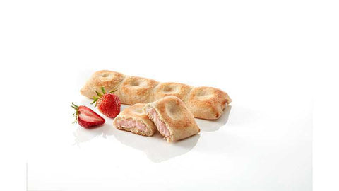 Pillsbury Mini Bagels, Strawberry Creamy Cheese, 2.43 Ounce -- 72 per case.