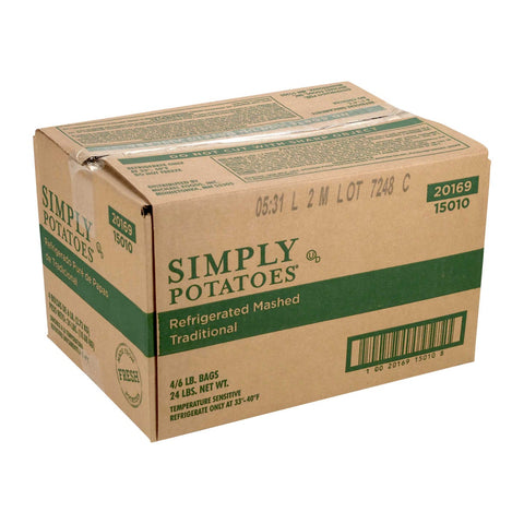 Simply Potatoes Traditional Mashed Potatoes, 6 pound -- 4 per case
