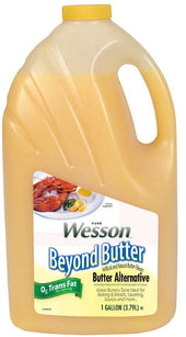 Wesson Move Over Beyond Butter Liquid Butter Alternative, 1 Gallon -- 3 per case