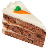 Bistro Collection Pre Cut Carrot Cake, 76 Ounce -- 2 per case.