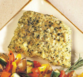 Fishery Summer Herb Crusted Lemon and Roasted Garlic Cod, 10 Pound.