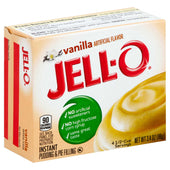 Jell-O Instant Vanilla Pudding 24 Case 3.4 Ounce