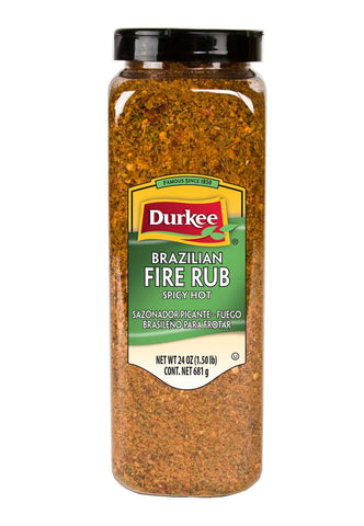 Durkee Brazilian Fire Rub, 24 Ounce -- 6 per case.
