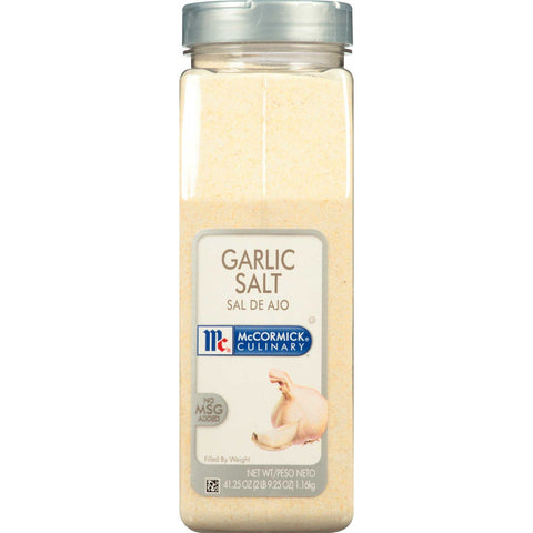 McCormick Culinary Garlic Salt, 41.25 oz. -- 6 per case