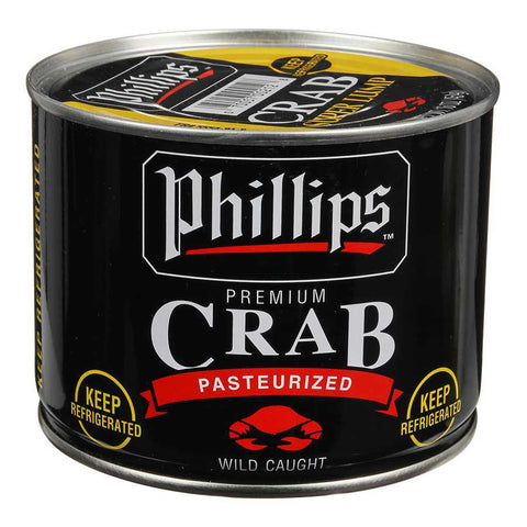 Phillips Seafood Super Lump Crab Meat, 1 pound can -- 6 per case