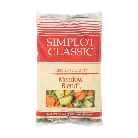 Simplot Meadow Vegetable Blend - 32 oz. package, 12 packages per case