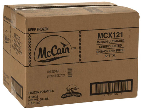 McCain Ultimate Thin Skin On Potato Fry, 5 Pound -- 6 per case