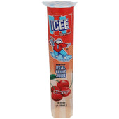 Icee Cherry Freeze Squeeze Up Tubes, 4 Ounce -- 24 per case.