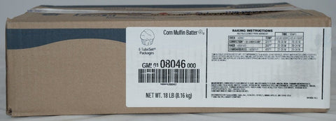 General Mills Pillsbury Tubeset Corn Muffin Batter, 3 Pound -- 6 per case.