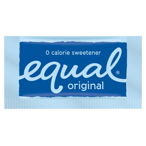Equal Single Serve Zero Calorie Sweetener Blue Packet, 0.8 gram -- 2000 per case