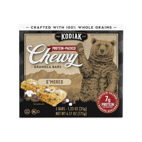 Kodiak Cakes Smore Chewy Granola Bar, 6.17 Ounce -- 12 per case