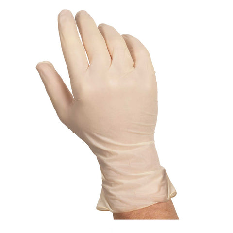 Handgards Eclipse Value Medium Latex Glove - 100 per pack -- 10 packs per case.