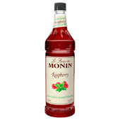 Monin Raspberry Zero Calorie Natural Flavoring, 1 Liter -- 4 per case.