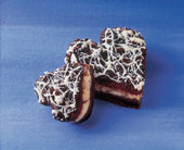 Sweet Street Refrigerated Unsliced Raspberry Tango Chocolate Bar -- 4 per case.