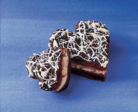 Sweet Street Refrigerated Unsliced Raspberry Tango Chocolate Bar -- 4 per case.