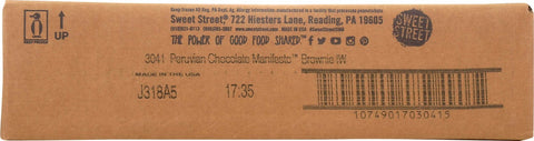 Sweet Street Peruvian Chocolate Manifesto Brownie, 2.88 Ounce -- 48 per case.