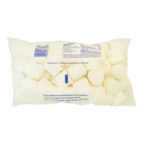 Clown Global Brands White Standard Marshmallows - 1 lb. poly bag, 12 per case
