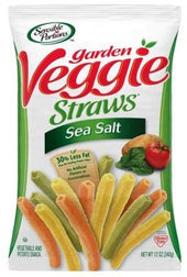 Hain Gourmet Sensible Portions Sea Salt Veggie Straws, 12 Ounce -- 12 per case.