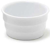 Front Of The House Ribbed Cup Ramekin, 3 Ounce -- 12 per case