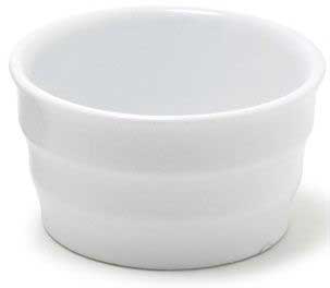 Front Of The House Ribbed Cup Ramekin, 3 Ounce -- 12 per case