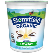 Stonyfield Farm Organic Vanilla Yogurt, 32 Ounce -- 6 per case.