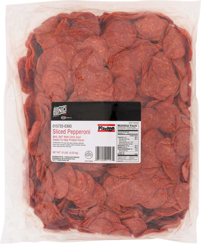 Tyson Pizzano Sliced Pepperoni - Pizza Topping, 10 Pound.
