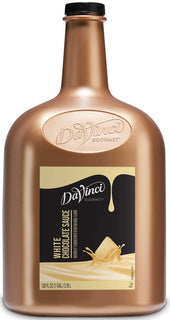 DaVinci Gourmet White Chocolate Sauce, 1 Gallon Plastic Bottle -- 4 per case