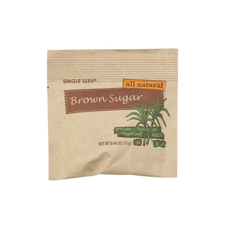 Single Serv Brown Sugar Packet, 13 Gram -- 96 per case.
