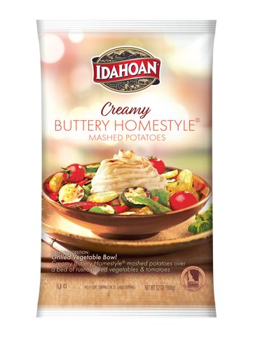 Idahoan® CREAMY Buttery Homestyle® Mashed Potatoes, 8/32 oz. pchs