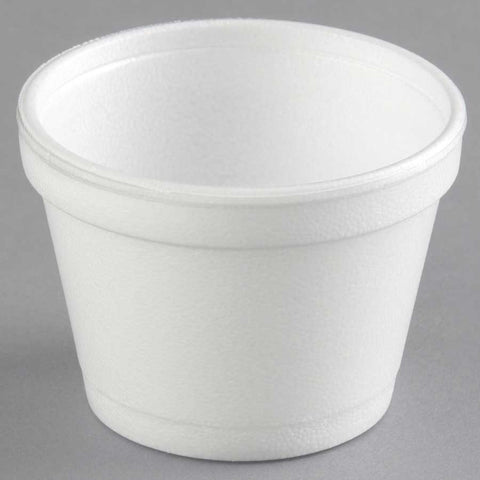 Dart Container Expanded Polystyrene Foam Insulated White Customizable Food Container, 12 Ounce -- 500 per case