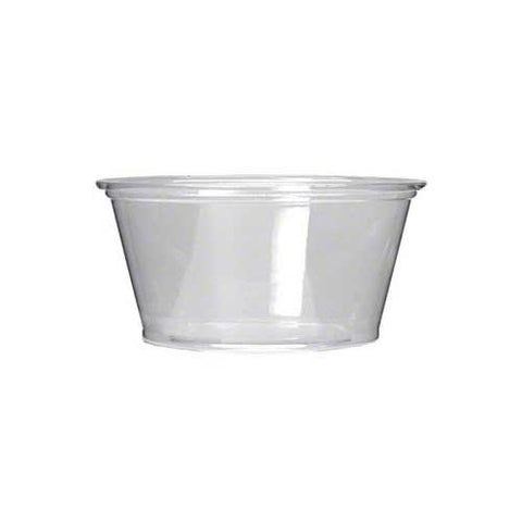 Fabri Kal Translucent Polystyrene Portion Cup, 2 Ounce -- 2500 per case