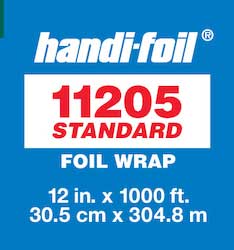 HFA Aluminum Roll Foil, 12 inch x 1000 Feet