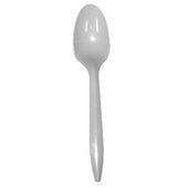 Nutri Bon White Polypropylene Medium Weight Teaspoon -- 1000 per case