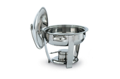 Vollrath Orion Stainless Steel Small Oval Lift-Off Chafer, 4 Quart.