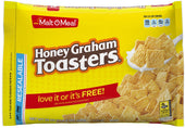 Malt O Meal Honey Graham Squares Cereal, 24 Ounce -- 9 per case.