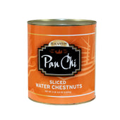 Pan Chi Sliced Water Chestnut, 109 ounce -- 6 per case.