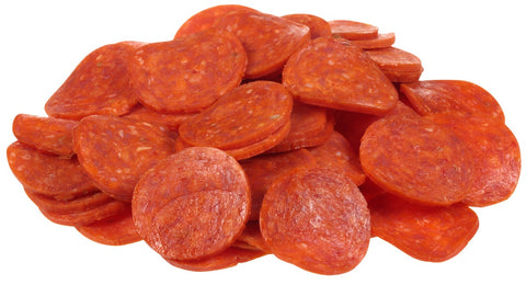 Patrick Cudahy Pavone Dry Sliced Spicy Cup and Crisp Sausage Pepperoni, 5 Pound -- 2 per case.